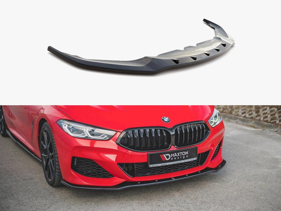 Maxton Design Front Splitter V.1 BMW 8 Coupe G15 / 8 Gran Coupe M-Pack G16 - BM-M850-G15-FD1G - Image 1