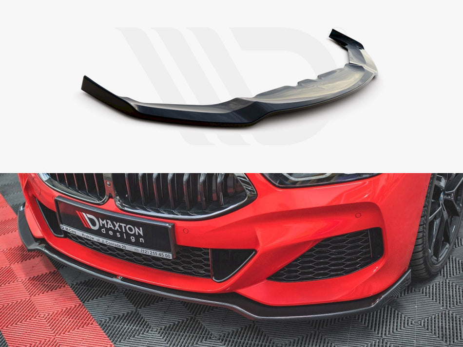 MAXTON DESIGN Front Splitter V.2 Bmw 8 Coupe G15 / 8 GRAN Coupe M-pack G16 (2018-)