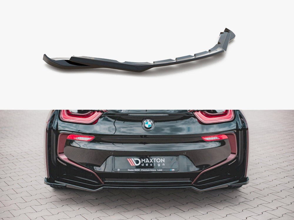 Maxton Design Central Rear Splitter BMW I8 - BM-I8-1-RD1G - Image 1