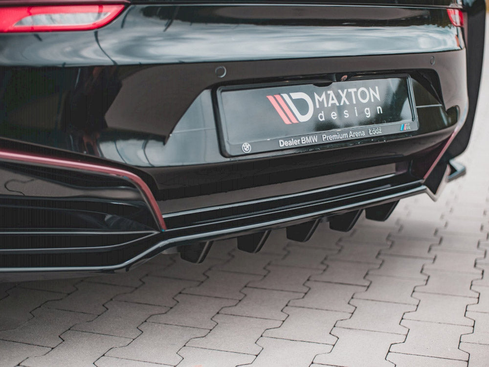 Maxton Design Central Rear Splitter (Vertical Bars) BMW i8 - BM-I8-1-RD1G+RD2G - Image 3