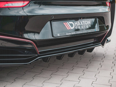 Maxton Design Central Rear Splitter (Vertical Bars) BMW i8 - BM-I8-1-RD1G+RD2G - Image 3