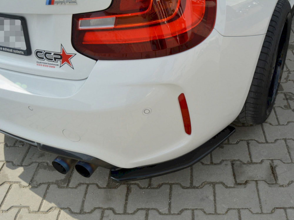 Maxton Design Rear Side Splitters BMW M2 F87 Coupe - Textured - BM-2-87-M-RSD1T - Image 2