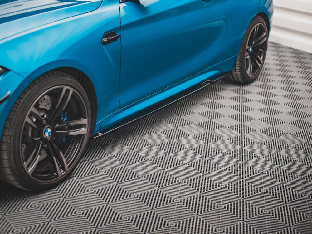 Maxton Design Side Skirts Diffusers V.2 Bmw M2 F87 (2016-2020) - BM-2-87-M-SD2G - Image 3
