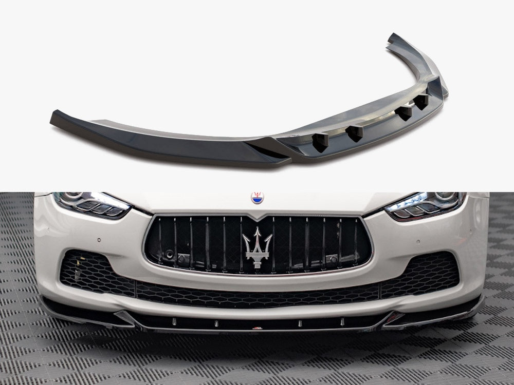 Maxton Design Front Splitter V.1 Maserati Ghibli MK3 (2013-2017) - MA-GH-1-FD1G - Image 1