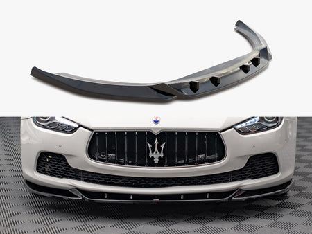 Maxton Design Front Splitter V.1 Maserati Ghibli MK3 (2013-2017) - MA-GH-1-FD1G - Image 1
