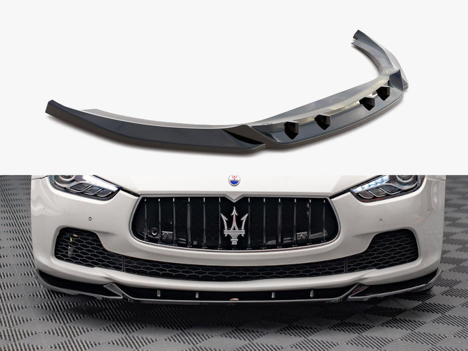 Maxton Design Front Splitter V.1 Maserati Ghibli MK3 (2013-2017) - MA-GH-1-FD1G - Image 1
