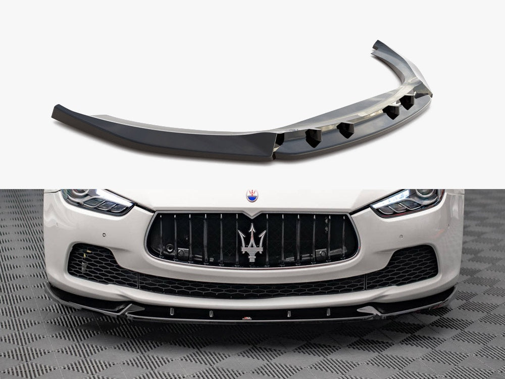 Maxton Design Front Splitter V.2 Maserati Ghibli MK3 (2013-2017) - MA-GH-1-FD2G - Image 1