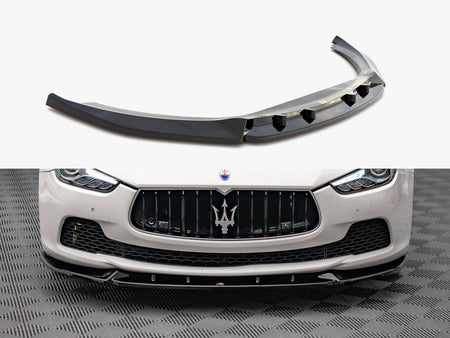 Maxton Design Front Splitter V.2 Maserati Ghibli MK3 (2013-2017) - MA-GH-1-FD2G - Image 1