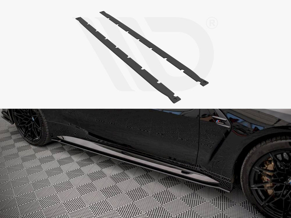 MAXTON DESIGN Street PRO Side Skirts Diffusers Bmw M4 G82 (2021-)