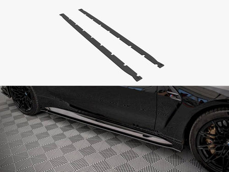 Maxton Design Street PRO Side Skirts Diffusers Bmw M4 G82 (2021-) - BM4G82MCNC-SD1B - Image 1