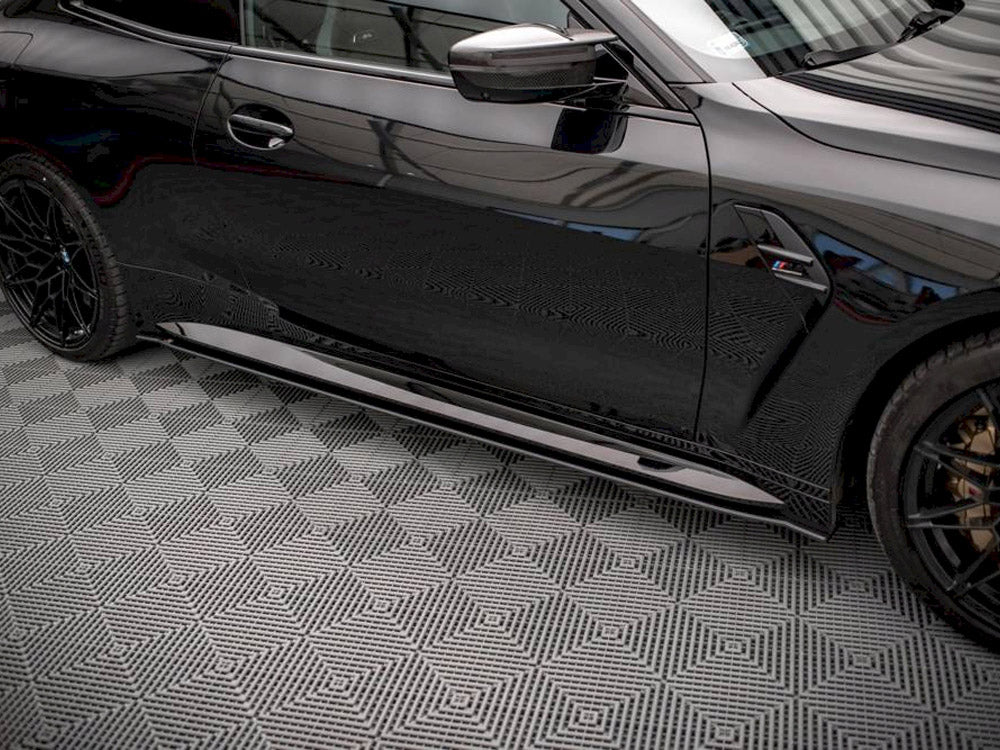 Maxton Design Street PRO Side Skirts Diffusers Bmw M4 G82 (2021-) - BM4G82MCNC-SD1B - Image 3