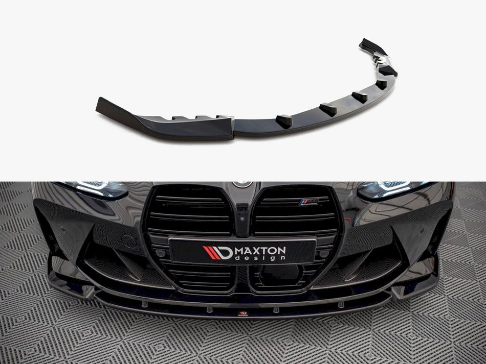 Maxton Design Front Splitter V.3 BMW M4 G82 / M3 G80 - BM-4-G82-M-FD3G - Image 1
