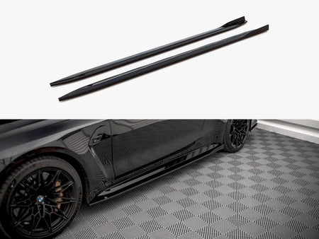 Maxton Design Side Skirts Diffusers V.1 Bmw M4 G82 (2021-) - BM-4-G82-M-SD1G - Image 1