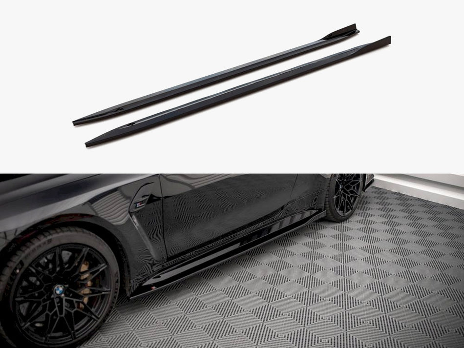 Maxton Design Side Skirts Diffusers V.1 Bmw M4 G82 (2021-) - BM-4-G82-M-SD1G - Image 1