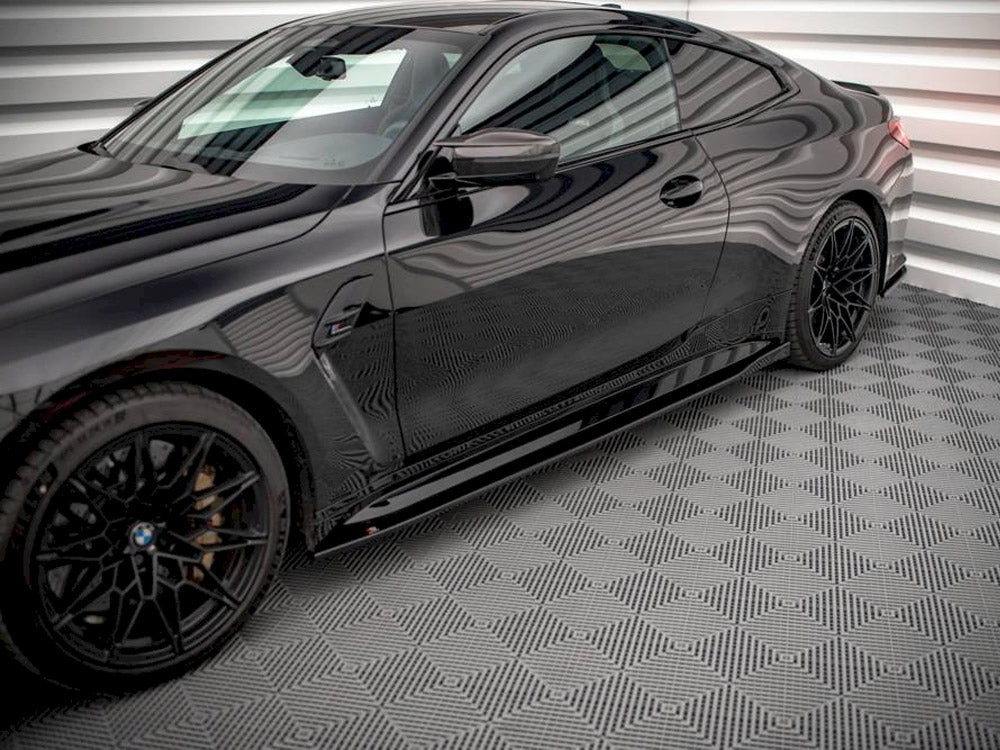 Maxton Design Side Skirts Diffusers V.1 Bmw M4 G82 (2021-) - BM-4-G82-M-SD1G - Image 3