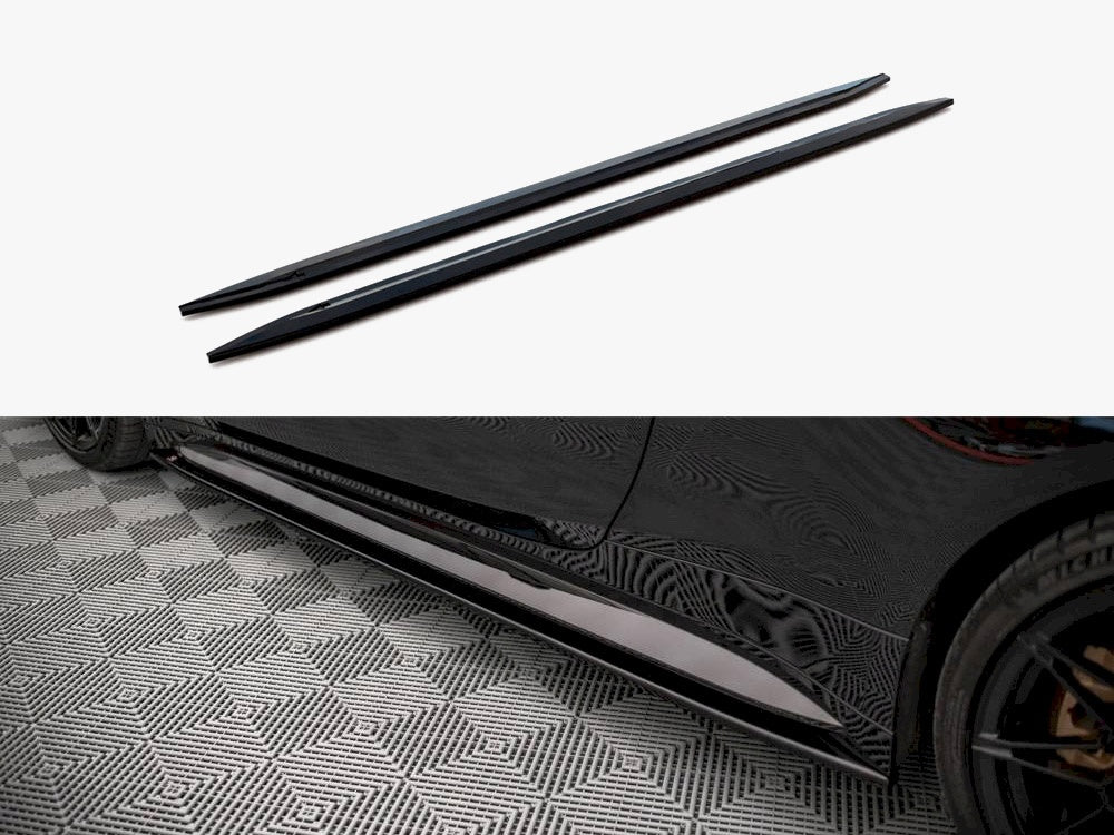 Maxton Design Side Skirts Diffusers V.2 Bmw M4 G82 (2021-) - BM-4-G82-M-SD2G - Image 1