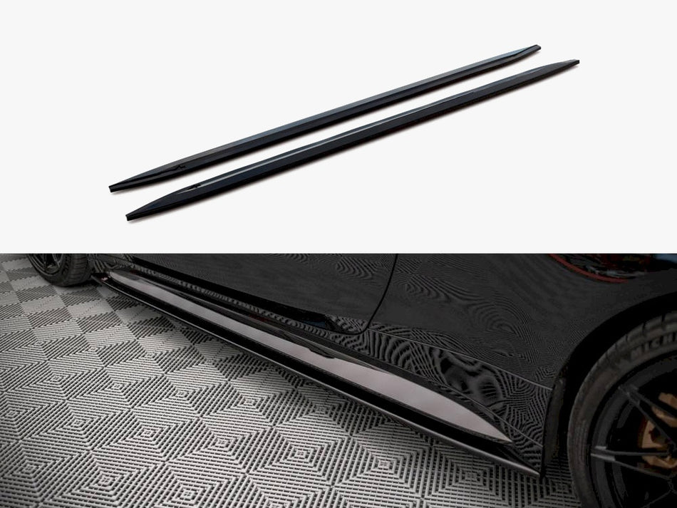 Maxton Design Side Skirts Diffusers V.2 Bmw M4 G82 (2021-) - BM-4-G82-M-SD2G - Image 1