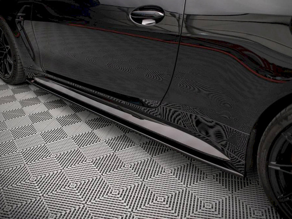 Maxton Design Side Skirts Diffusers V.2 Bmw M4 G82 (2021-) - BM-4-G82-M-SD2G - Image 3