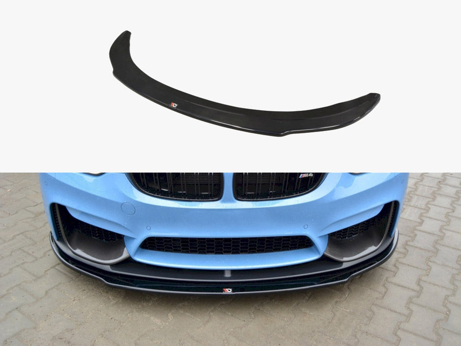 Maxton Design Front Splitter BMW M4 F82 M-Performance - Textured - BM-4-32-M-MPFC-FD1T - Image 1