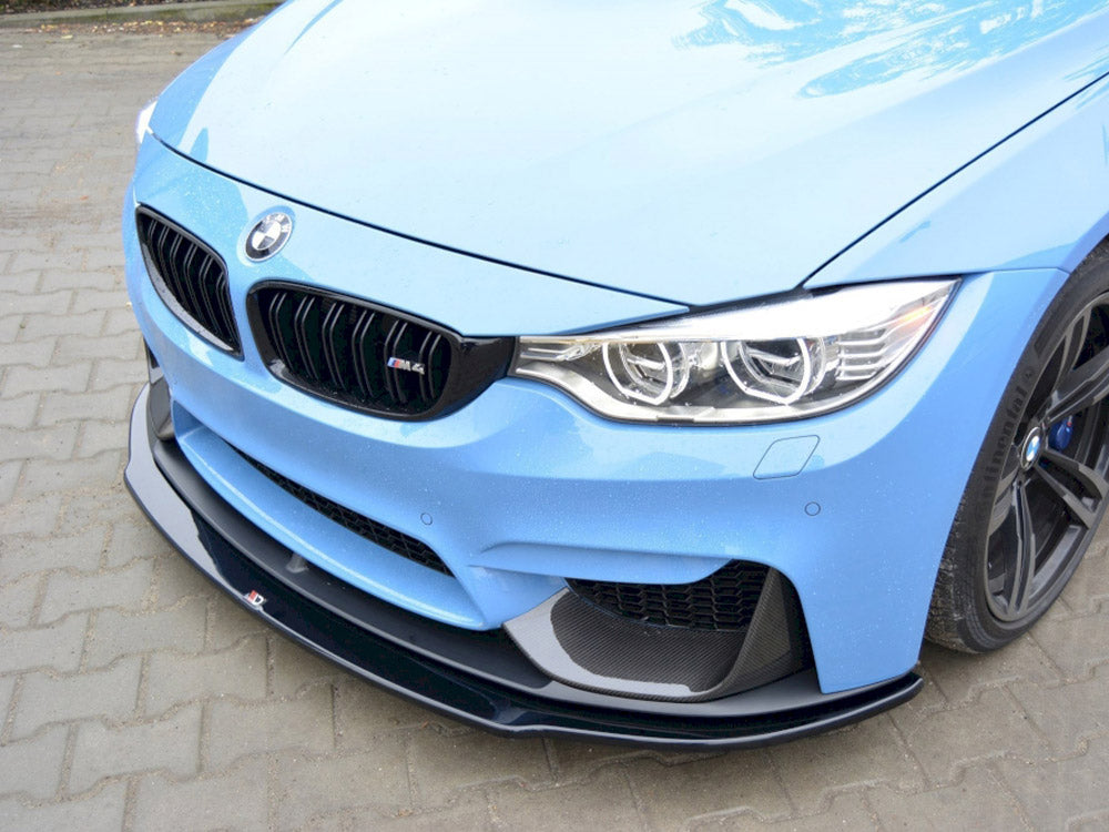 Maxton Design Front Splitter BMW M4 F82 M-Performance - BM-4-32-M-MPFC-FD1G - Image 3