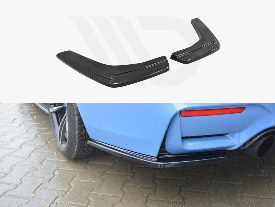 MAXTON DESIGN Rear Side Splitters V.1 BMW M4 F82