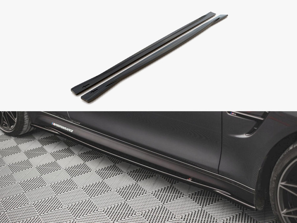 Maxton Design Side Skirts Diffusers BMW M4 F82 - BM-4-82-M-SD1G - Image 1
