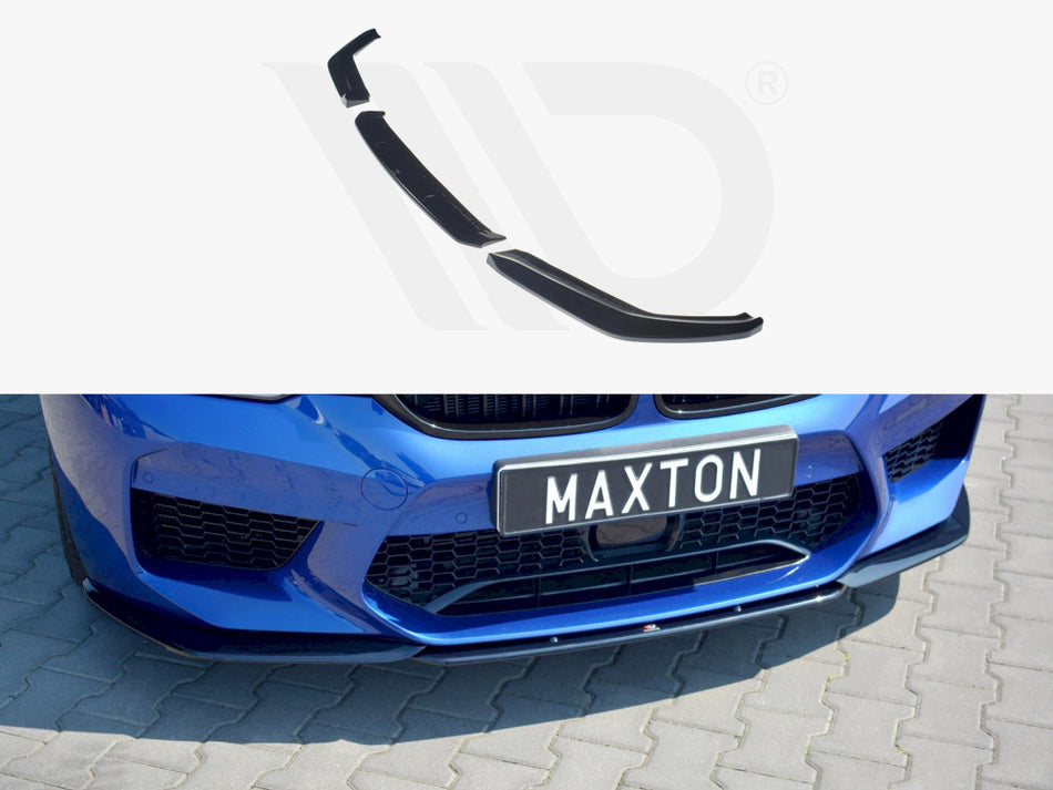 MAXTON DESIGN Front Splitter V.2 BMW M5 F90 - Textured