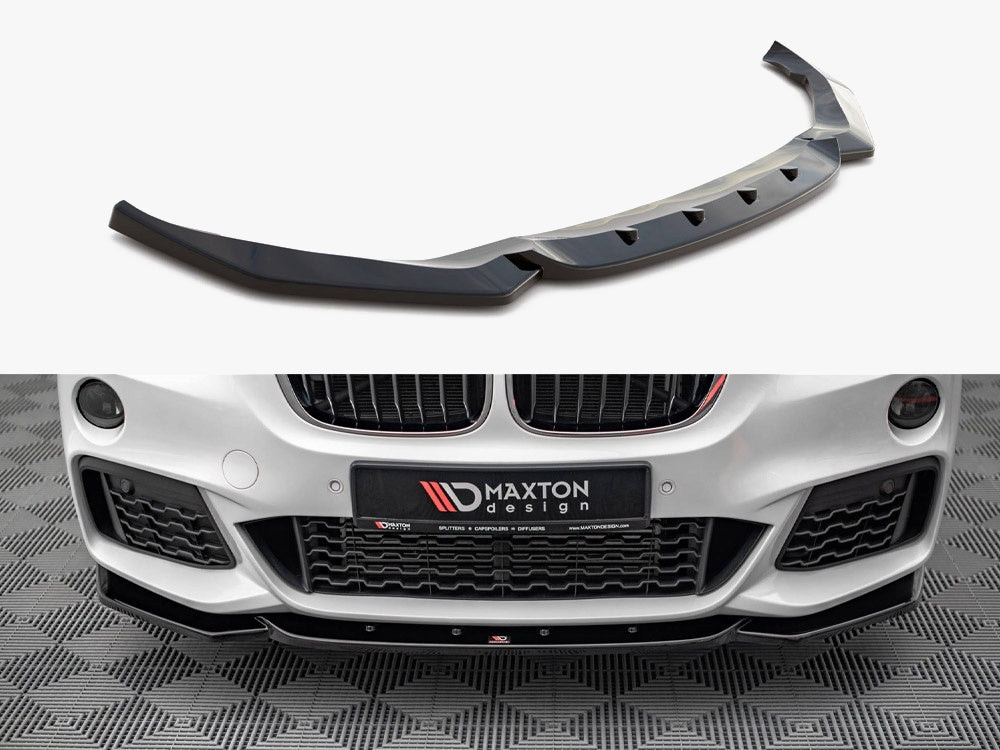 Maxton Design Front Splitter V.1 Bmw X1 M-pack F48 (2015-2019) - BM-X1-48-MPACK-FD1G - Image 1