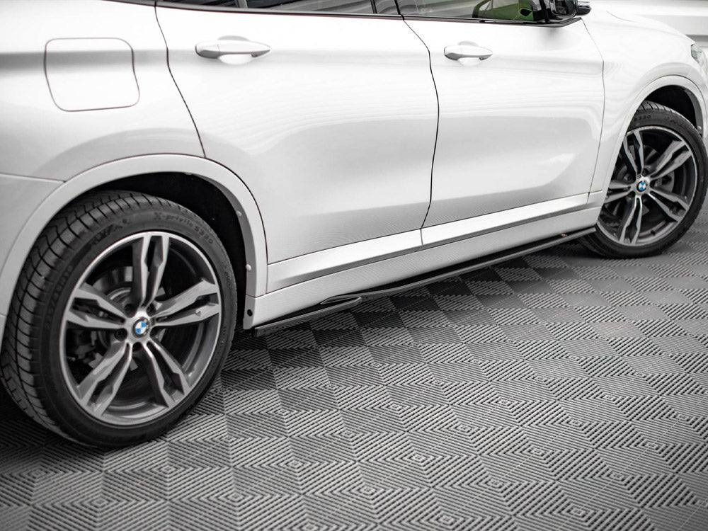 Side Skirts Diffusers BMW X1 M-Pack F48 / F48 Facelift
