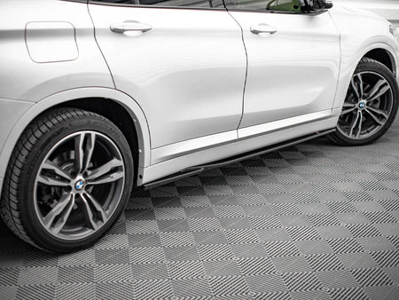 Side Skirts Diffusers BMW X1 M-Pack F48 / F48 Facelift