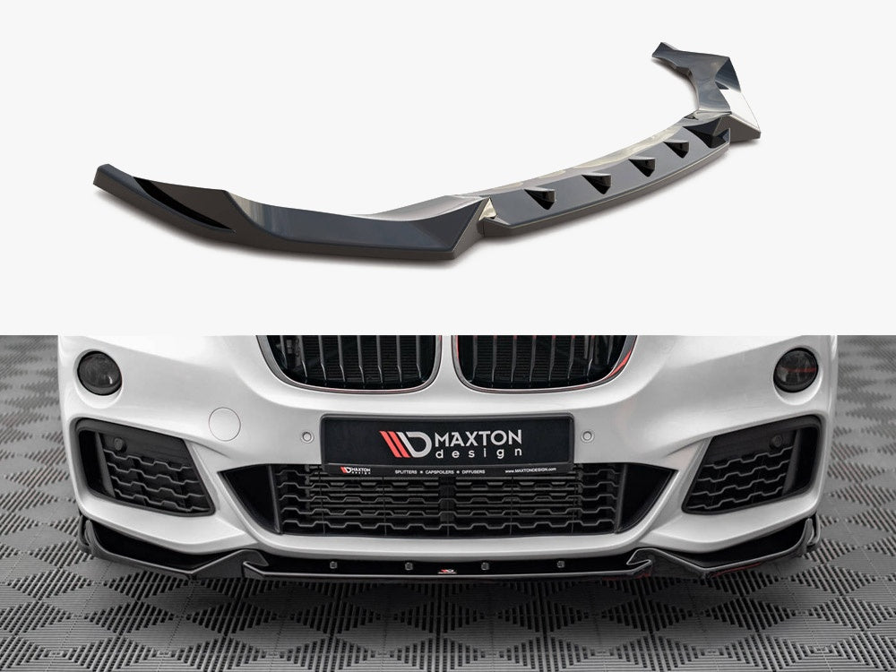 Maxton Design Front Splitter V.2 Bmw X1 M-pack F48 (2015-2019) - BM-X1-48-MPACK-FD2G - Image 1