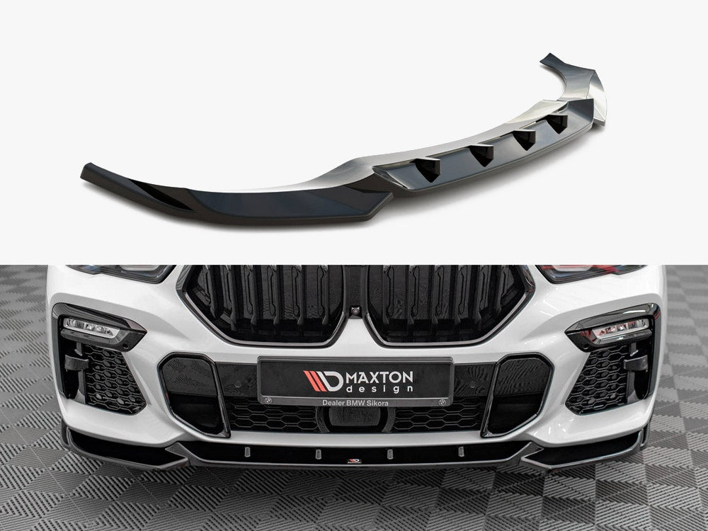 Maxton Design Front Splitter V.1 BMW X6 M-Pack G06 - BM-X6-06-MPACK-FD1G - Image 1