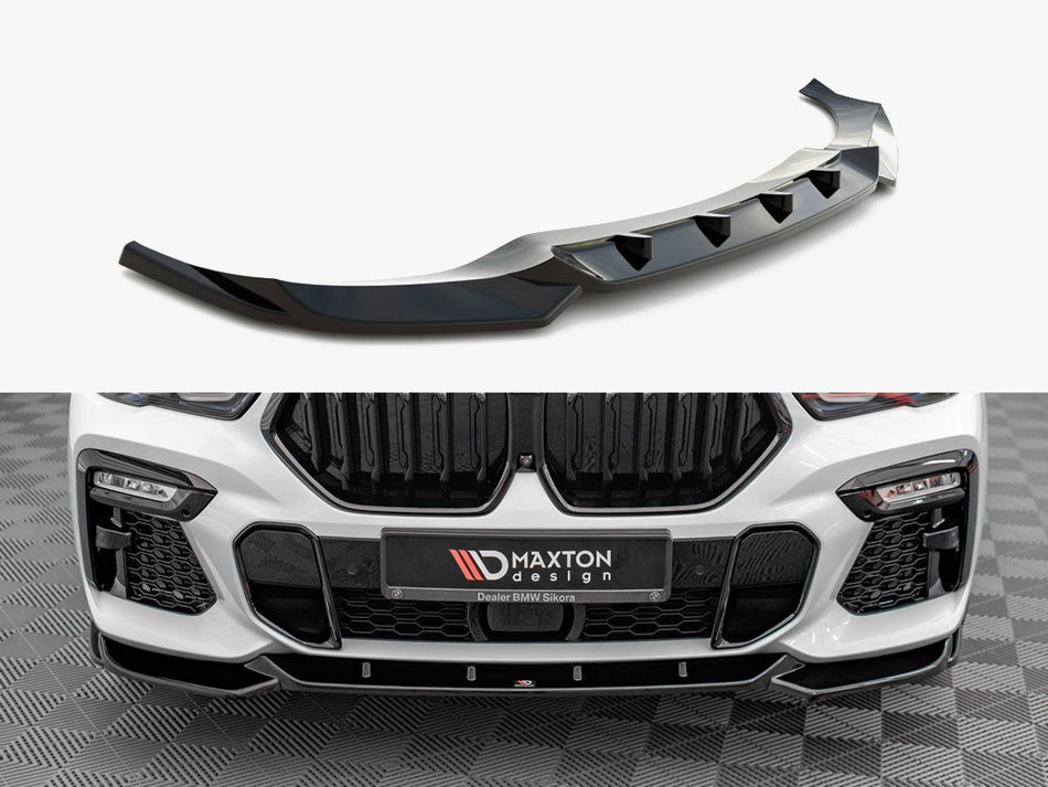 Maxton Design Front Splitter V.1 BMW X6 M-Pack G06 - BM-X6-06-MPACK-FD1G - Image 1