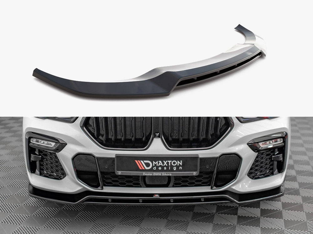 Maxton Design Front Splitter V.2 BMW X6 M-Pack G06 - BM-X6-06-MPACK-FD2G+FD2RG - Image 1