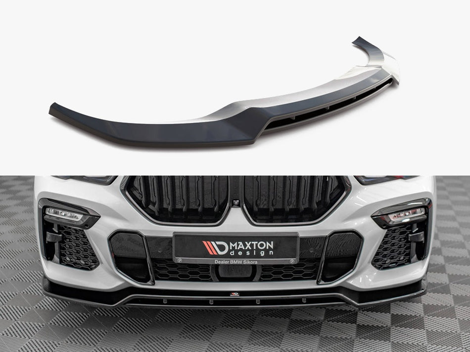 Maxton Design Front Splitter V.2 BMW X6 M-Pack G06 - BM-X6-06-MPACK-FD2G+FD2RG - Image 1