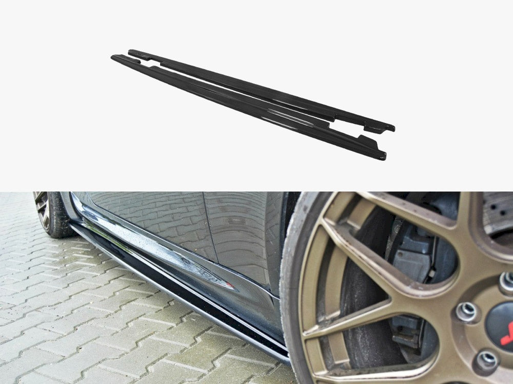 Maxton Design Side Skirts Splitters Bmw M6 E63 (2005-2010) - Carbon Look - BM-6-63-M-SD1C - Image 1