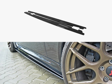 Maxton Design Side Skirts Splitters Bmw M6 E63 (2005-2010) - Carbon Look - BM-6-63-M-SD1C - Image 1