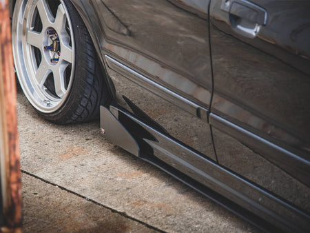 Maxton Design Racing Side Skirts Diffusers Mitsubishi Galant Avance MK8 (1996-2003) - MI-GA-8-CNC-SD1A - Image 3