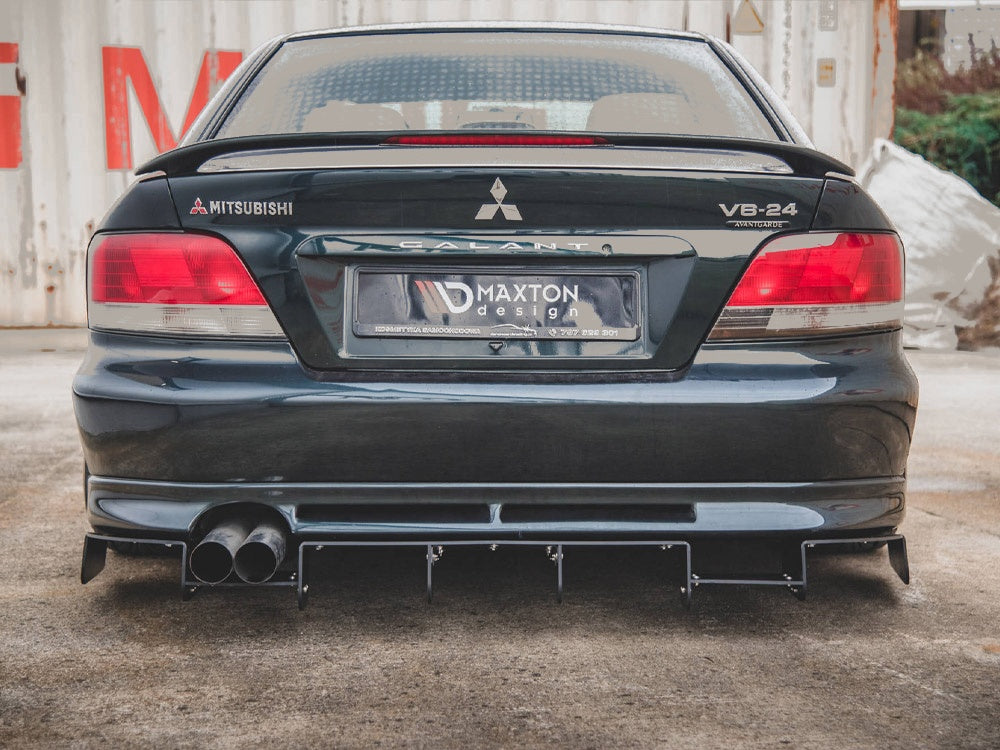 Maxton Design Rear Diffuser Racing Mitsubishi Galant Avance MK8 (1996-2003) - MI-GA-8-CNC-RS1A - Image 1
