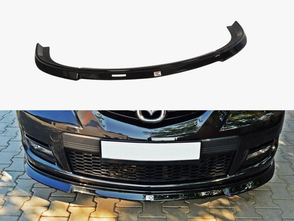 Maxton Design Front Splitter Mazda 3 MPS MK1 (Preface) - Carbon Look - MA-3-MPS-1-FD1C - Image 1