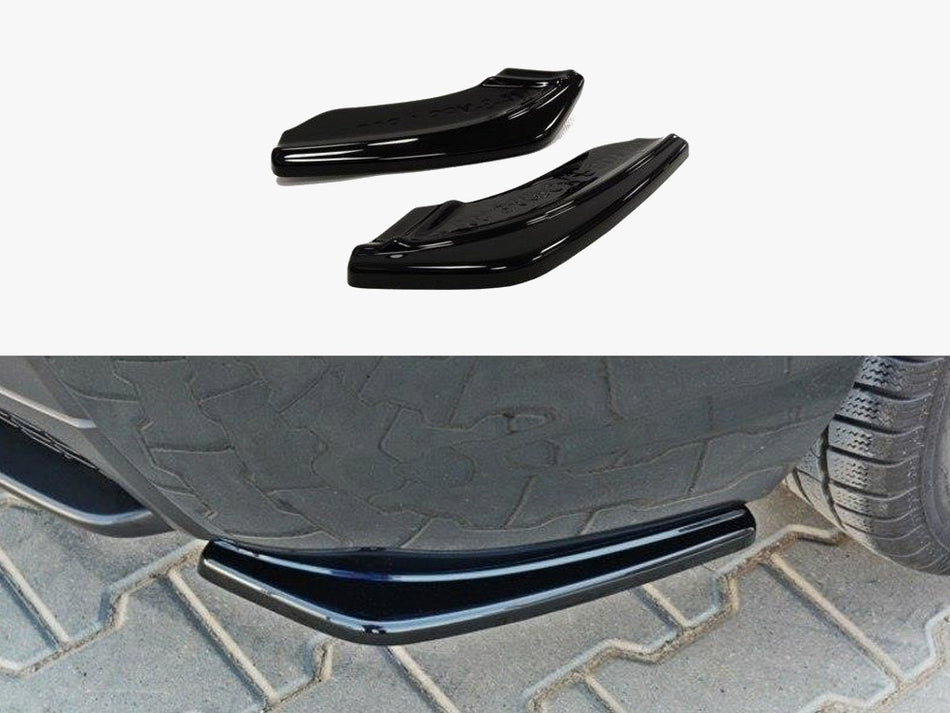 Rear Side Splitters Mazda 3 MPS Mk1 US-Spec Version - Textured