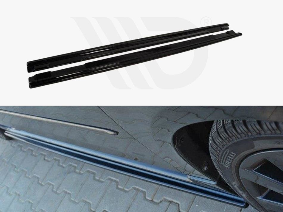 MAXTON DESIGN Side Skirts Diffusers Mazda 3 MPS MK1 (Preface) - Carbon Look
