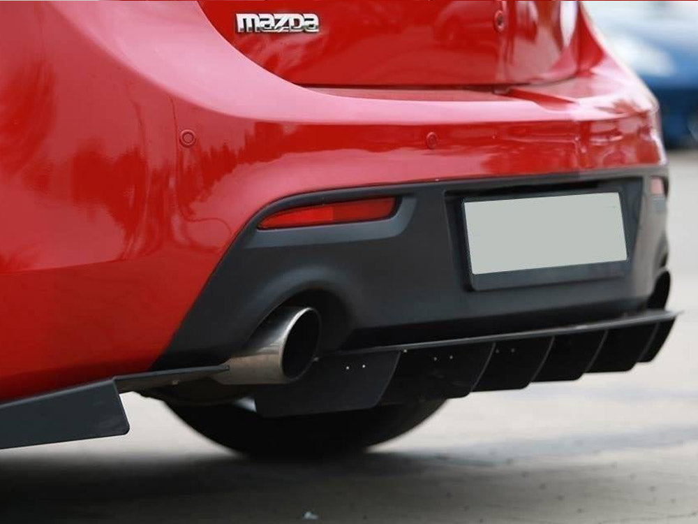 Racing Rear Side Splitters Mazda 3 Mk2 MPS