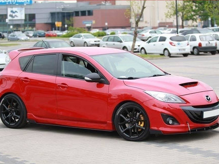 Maxton Design Racing Side Skirts Diffusers Mazda 3 MK2 MPS - MA-3-2-MPS-CNC-SD1A - Image 2