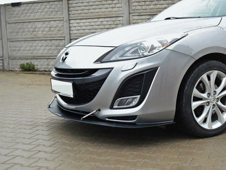 Maxton Design Front Racing Splitter Mazda 3 MK2 Sport (Preface) - MA-3-2-SPORT-CNC-FD1A - Image 1