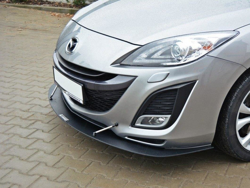 Maxton Design Front Racing Splitter Mazda 3 MK2 Sport (Preface) - MA-3-2-SPORT-CNC-FD1A - Image 3