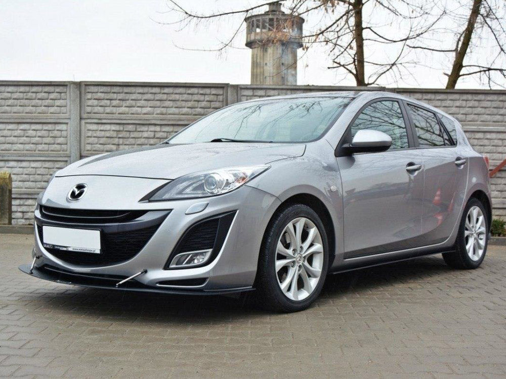 Maxton Design Front Racing Splitter Mazda 3 MK2 Sport (Preface) - MA-3-2-SPORT-CNC-FD1A - Image 2