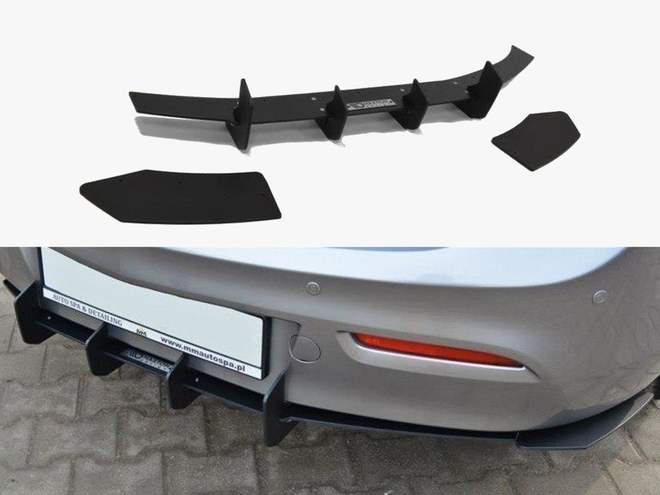 Maxton Design Mazda 3 MK2 Sport (Preface) Rear Diffuser &amp; Rear Side Splitters