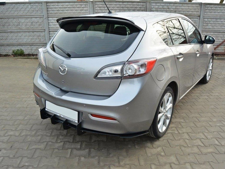 Mazda 3 MK2 Sport (Preface) Rear Diffuser &amp; Rear Side Splitters