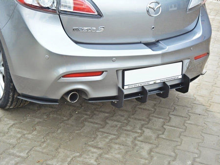 Maxton Design Mazda 3 MK2 Sport (Preface) Rear Diffuser &amp; Rear Side Splitters - MA-3-2-SPORT-CNC-RS1A - Image 4